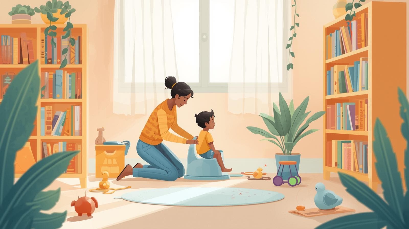 Cover Image for Potty Training with Purpose: A Structured Approach for Lasting Success